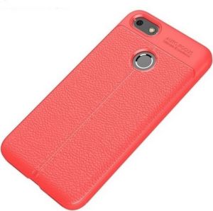 Etui Grain Leather Huawei P8 Lite 2017 czerwony/red 1