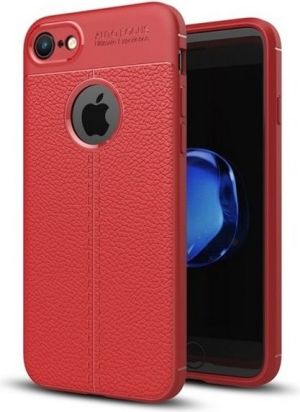 Etui Grain Leather iPhone 7 czerwony /red 2