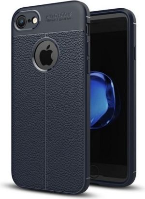 Etui Grain Leather iPhone 7 niebieski/blue 2