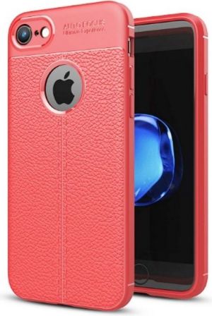 Etui Grain Leather iPhone 8 czerwony/red 2