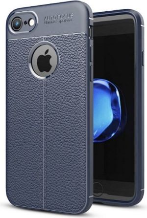 Etui Grain Leather iPhone 8 niebieski/blue 2
