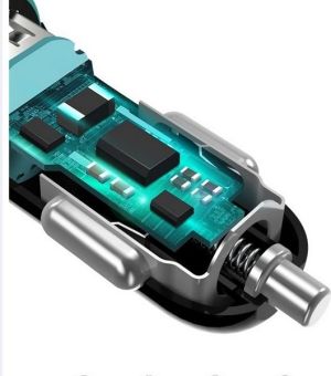 Ładowarka Usams USAMS Ład. sam. 1xUSB 1,2A Trumpet czarny/black CC36GC01 4