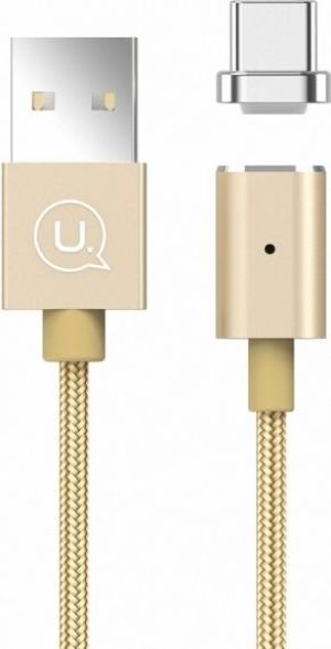Kabel USB Usams USB-A - USB-C 1.2 m Złoty (TCLD03) 1
