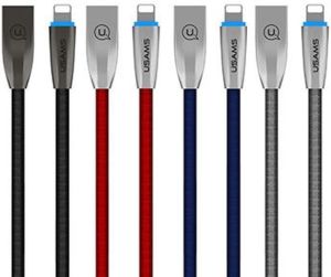 Kabel USB Usams USB-A - Lightning 1.2 m Niebieski (IPZSUSB03) 2