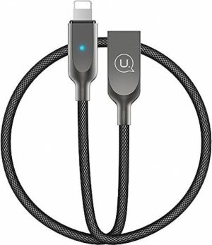 Kabel USB Usams USB-A - Lightning 1.9 m Czarny (IPYSUSB201) 2