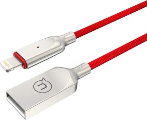 Kabel USB Usams USB-A - Lightning 1.9 m Czerwony (IPYSUSB203) 1