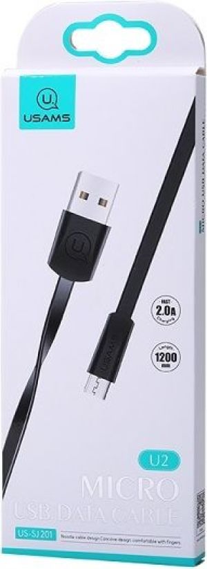 Kabel USB Usams USB-A - microUSB 1.2 m Czarny (SJ201MIC01) 4