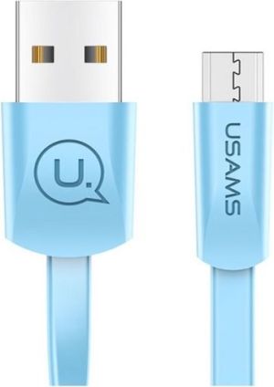Kabel USB Usams USB-A - microUSB 1.2 m Niebieski (SJ201MIC04) 1