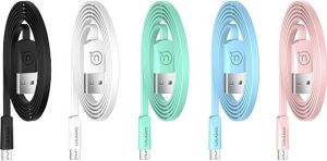 Kabel USB Usams USB-A - microUSB 1.2 m Niebieski (SJ201MIC04) 2