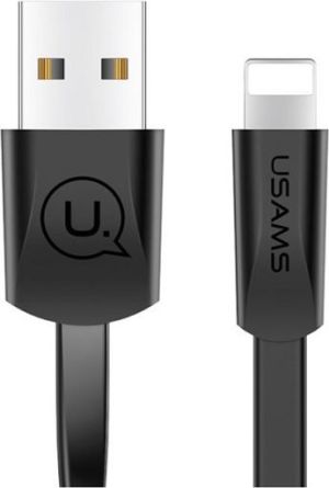 Kabel USB Usams USB-A - Lightning 1.2 m Czarny (SJ199IP01) 2