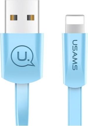 Kabel USB Usams USB-A - Lightning 1.2 m Niebieski (SJ199IP04) 1