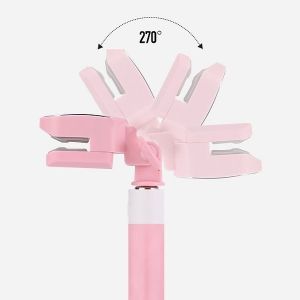 Selfie stick Usams USAMS Selfie Stick Mini Mirror 3,5mm różowy/pink ZB3002 (US-ZB030) 6