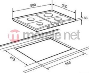 Płyta grzewcza Teka EH 60 4 G AI AL TR 3