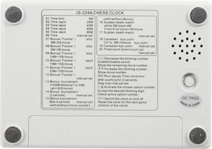 SMJ sport Zegar szachowy Smj JS-224A 4