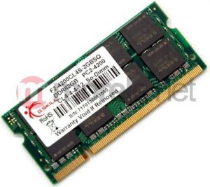 Pamięć do laptopa G.Skill DDR2 SODIMM 2GB 800MHz CL5 (F2-6400CL5S-2GBSQ) 1