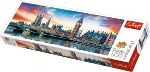 Trefl Puzzle, 500 elementów. Panorama - Big Ben i Pałac Westminsterski (GXP-645443) 1