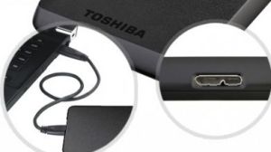 Dysk zewnętrzny SSD Toshiba Stor.E Basics 500 GB Czarny USB 3.0 - (HDTB105EK3AA) 1