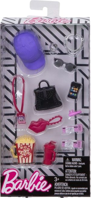 Lalka Barbie Mattel Barbie - Zestaw akcesoriów do kina (GXP-632033) 1