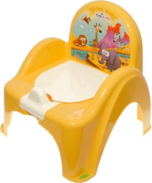 Tega Baby Nocnik krzesełko z pozytywką Safari - żółty (PO-041-124) 1