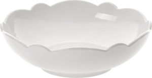 Alessi ALESSI | DRESSED Zestaw 4 szt miseczek deserowych z białej porcelany motyw dekoracyjny 220 ml | średnica 13 cm 1