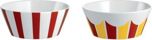 Alessi Zestaw dwóch miseczek z porcelany średnica: 11cm (8003299405015) 1