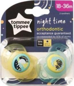 Tommee Tippee Smoczek uspokajający Night 18-36 m-cy 2 szt. (43341360) 2