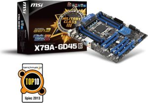 Płyta główna MSI X79A-GD45 (8D) Intel X79 LGA 2011 (5xPCX/DZW/GLAN/SATA3/USB3/RAID/DDR3/SLI/CROSSFIRE) (X79A-GD45 (8D)) 1