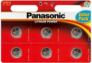 Panasonic Bateria Lithium Power CR2016 90mAh 6 szt. 1