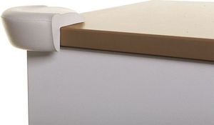 Dreambaby Zaokrąglone nakładki na narożniki brązowe 3