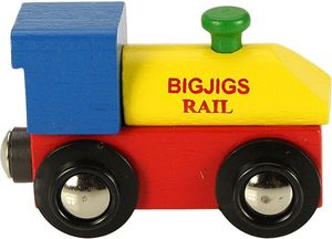 BigJigs Lokomotywa początkowa do pociągu z literek i cyferek 1