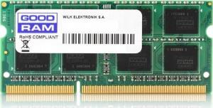 Pamięć do laptopa GoodRam SODIMM, DDR3, 8 GB, 1333 MHz, CL9 (GR1333S364L9/8G) 1