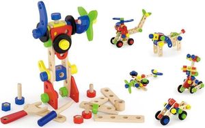 Viga Drewniany zestaw konstrukcyjny 68 el. 2