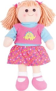 BigJigs Duża lalka szmaciana Zuzia, 38 cm (BJD039) 1