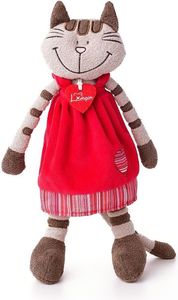 Lumpin Pluszowa kotka Andżela w czerwonej sukni 1
