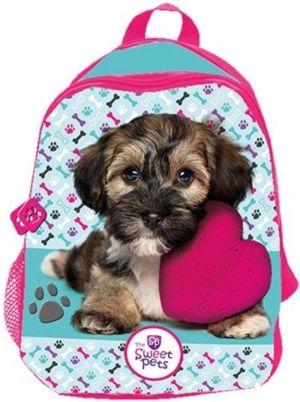 Beniamin Plecak mały Sweet Pets Pies różowo-błękitny 1