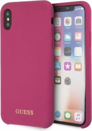 Guess Etui do iPhone X różowy (GUHCPXLSGLPI) 1