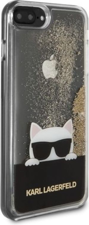Karl Lagerfeld Choupette Sunglass Glitter do iPhone 7/8 Plus Złoty 3