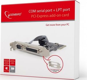 Kontroler Gembird PCIe x1 - COM + LPT (PEX-COMLPT-01) 2