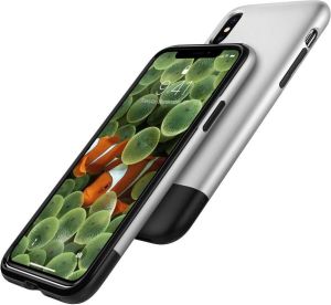 Spigen Nakładka Classic One do Apple iPhone X/XS srebrna 2
