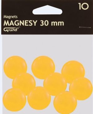 Grand Magnes 30mm żółty 10 sztuk 1
