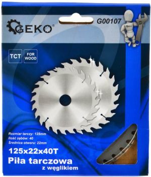 Geko tarcza do drewna 125x22x40T (G00107) 3