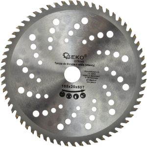 Geko Tarcza do drewna 185x20x60T(otwory)(100) 1