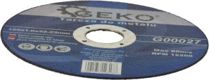 Geko Tarcza do metalu 125x1.0 10/50/400 (G00027) 3