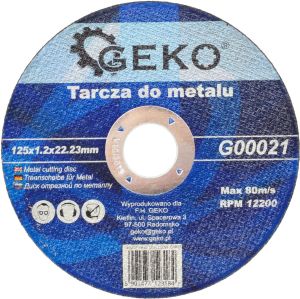 Geko tarcza do metalu 125x1,2 (G00021) 1