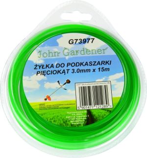 Geko Żyłka do podkaszarki pięciokąt 3,0mmx15m(80) 1