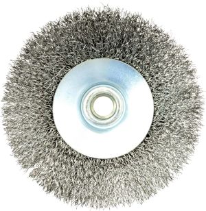 Geko Szczotka druciana obrot.boczna 125mm stalowa M14 (60) 3