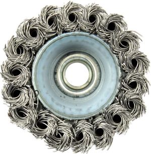 Geko Szczotka druciana czołowa pleciona 75mm 3" M14 (G00594) 3