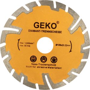 Geko tarcza diamentowa 125mm głębokie cięcie (G00225) 1