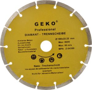Geko Tarcza diam.180mm segment.GEKO PROFI(50) 1