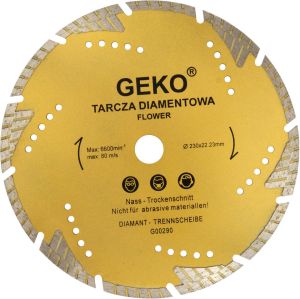 Geko tarcza diamentowa 230mm "flower" (G00290) 1